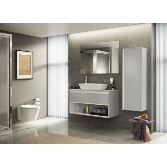 Lavoar CONNECT AIR 60 x 40 cm fara gaura pentru baterie IDEAL STANDARD