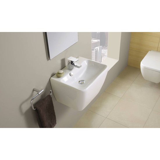 Lavoar EMMA SQUARE 48 x 37.5 cm cu piedestal integrat GALA