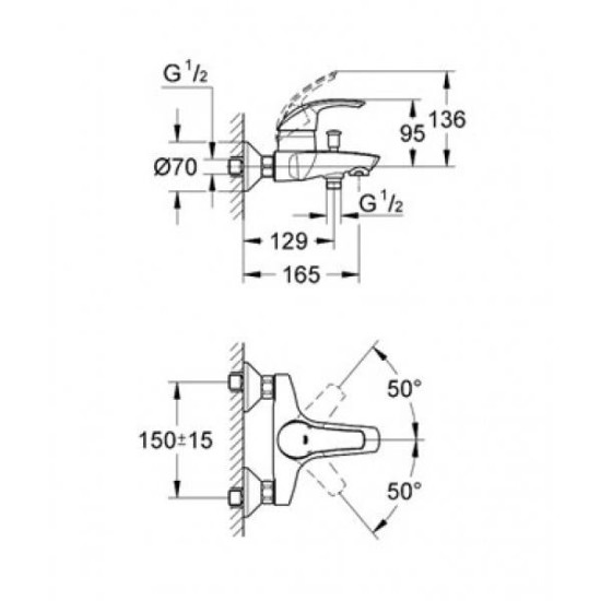 Baterie cada EUROSMART GROHE