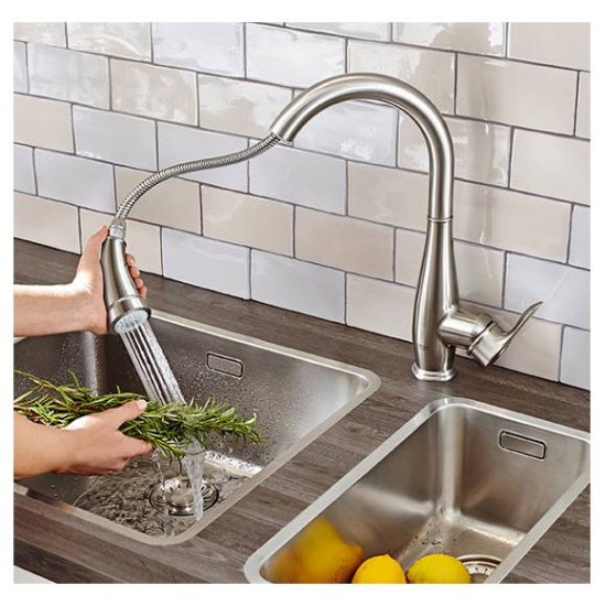 Baterie bucatarie PARKFIELD cu pipa extractibila