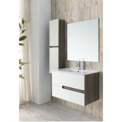 Mobilier CUNEO culoarea CASTANO-PINO BLANCO 60 cm