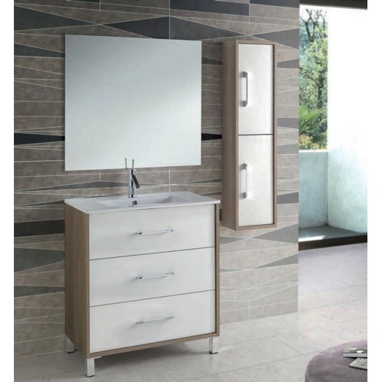 Mobilier LAZIO culoarea NEBRASKA-PINO BLANCO 60 cm