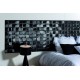 Faianta Colorgloss Negro Grid 25 x 75 cm