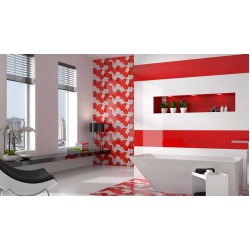 Decor Davos Rojo 35 x 35 cm