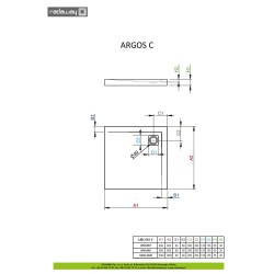 Cadita de dus patrata ARGOS C 80 x 80 cm RADAWAY