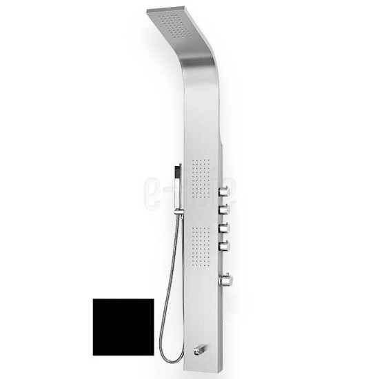 Panel de dus CASPE BLACK