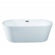 Cada freestanding Denisa 170 x 75 cm