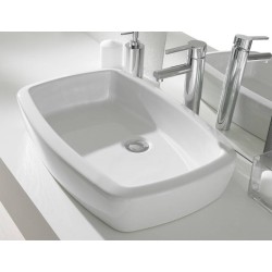 Lavoar EOS dreptunghiular 59.3 x 39.5 cm, fara gaura pentru baterie GALA