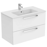 Mobilier TEMPO 80 cm, suspendat, alb lucios IDEAL STANDARD